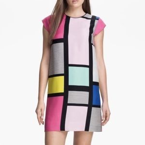 Kate Spade Claudette Colour Block Dress - side medium